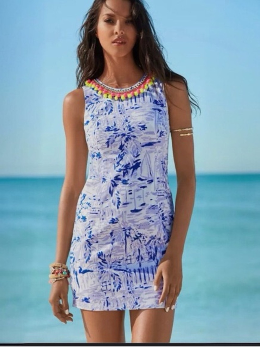 Lilly Pulitzer 00 Mila Shift‎ Casual Summer Resort Sleeveless Lilac Mini Dress